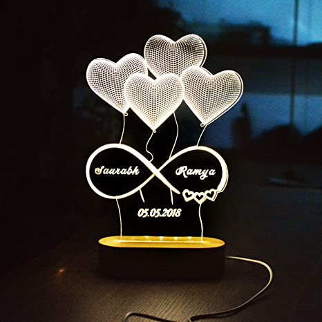 3D Couple Lamp (picture + Text)